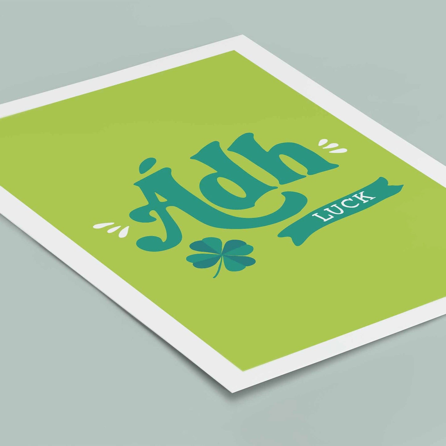Ádh Irish Luck Poster