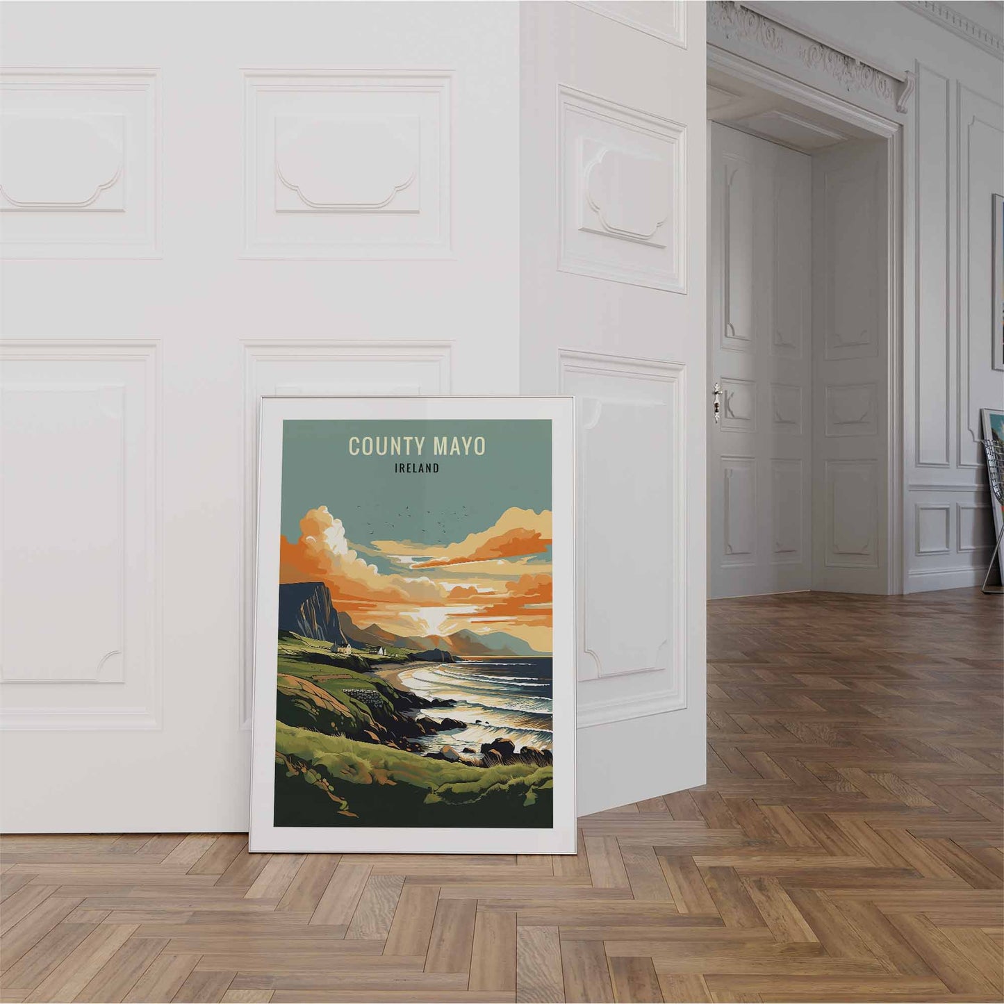 Mayo Print white frame