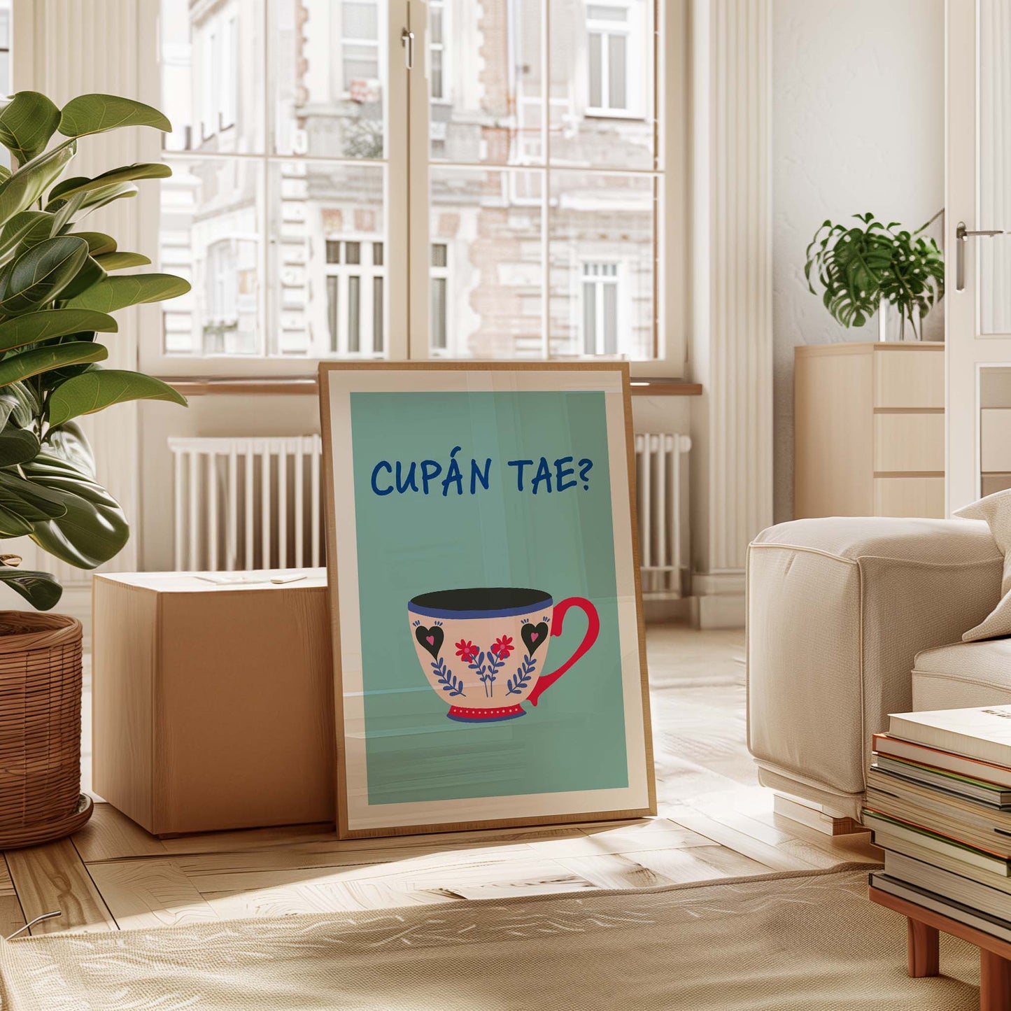 Cupán tae Print