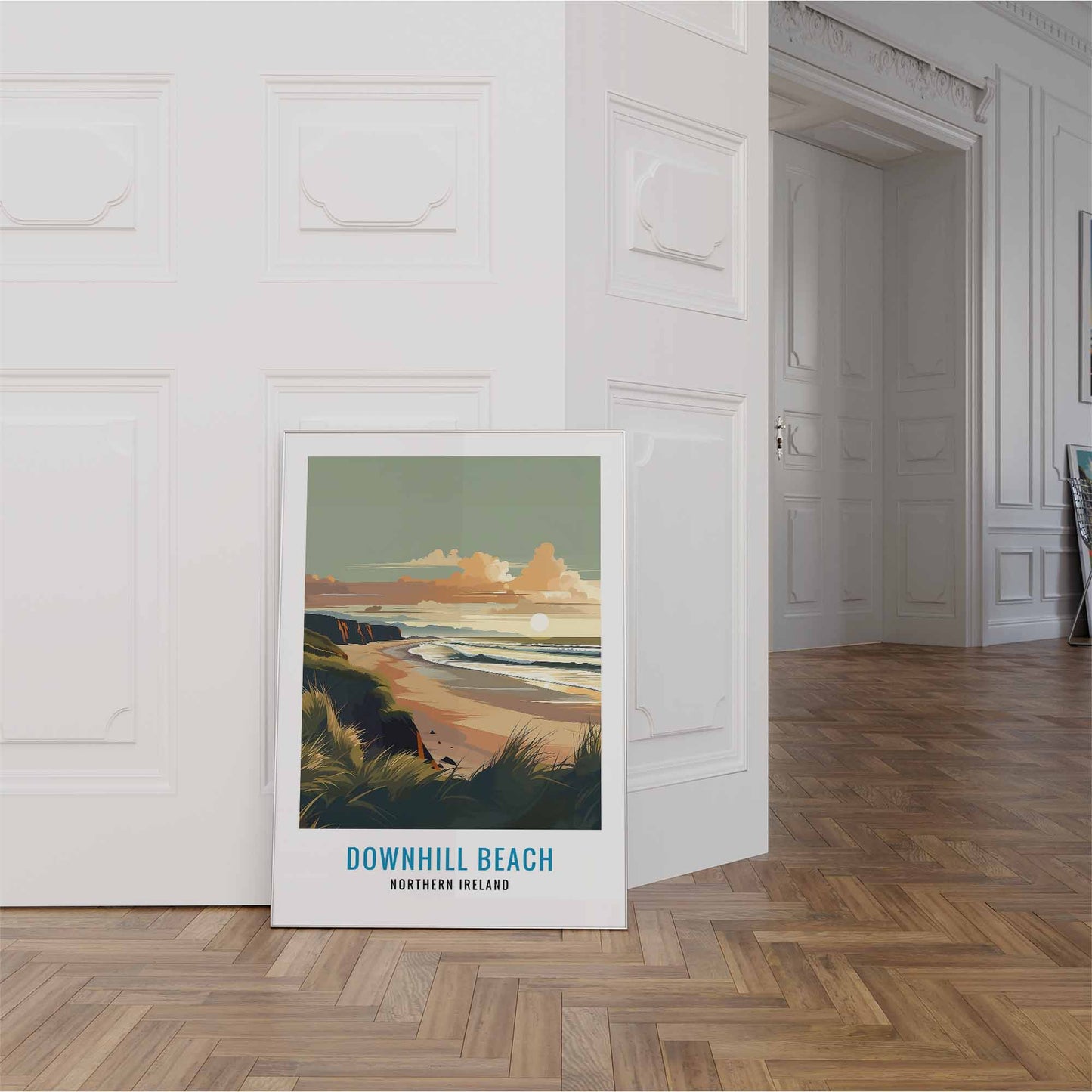 Downhill Beach Print