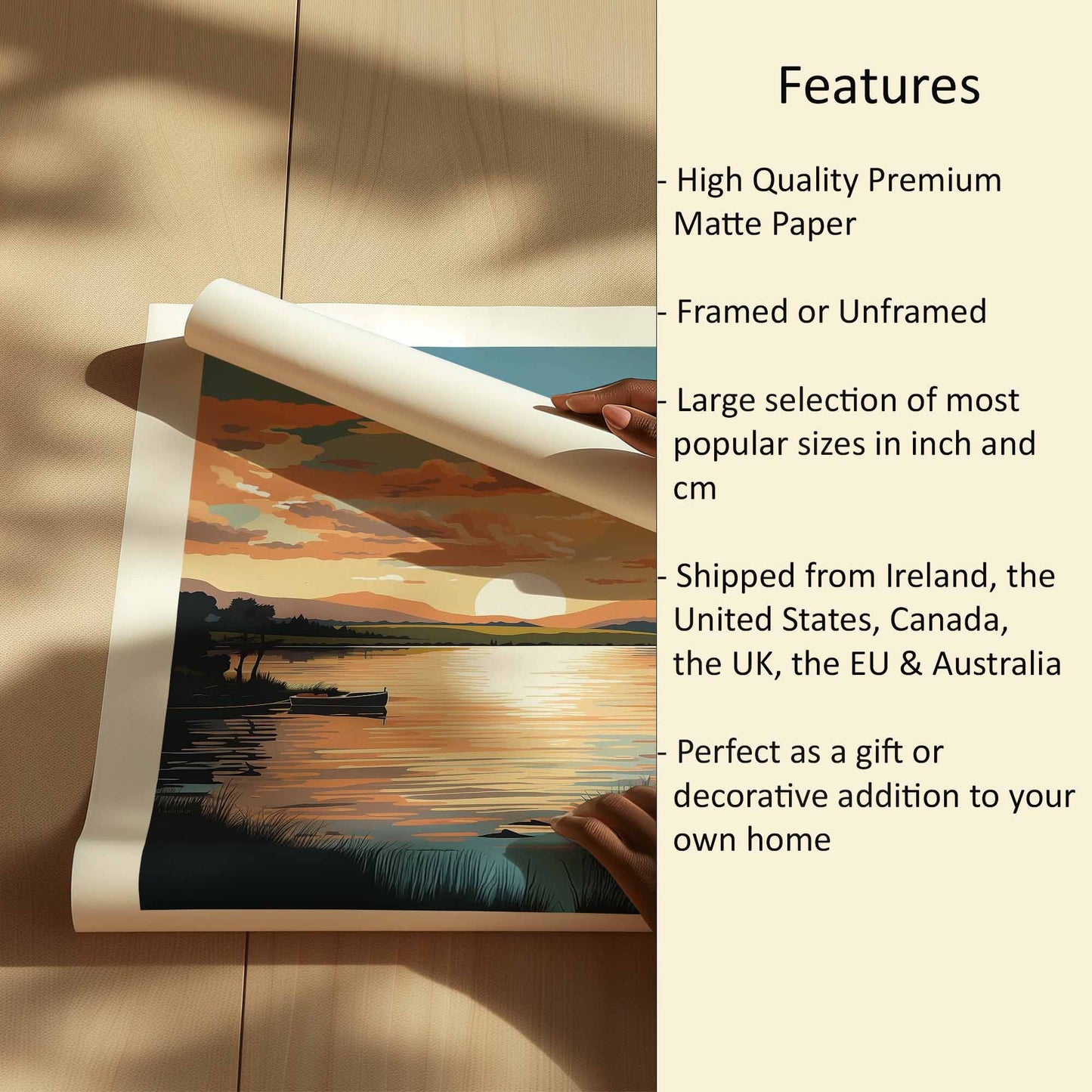 Lough Erne Print Features