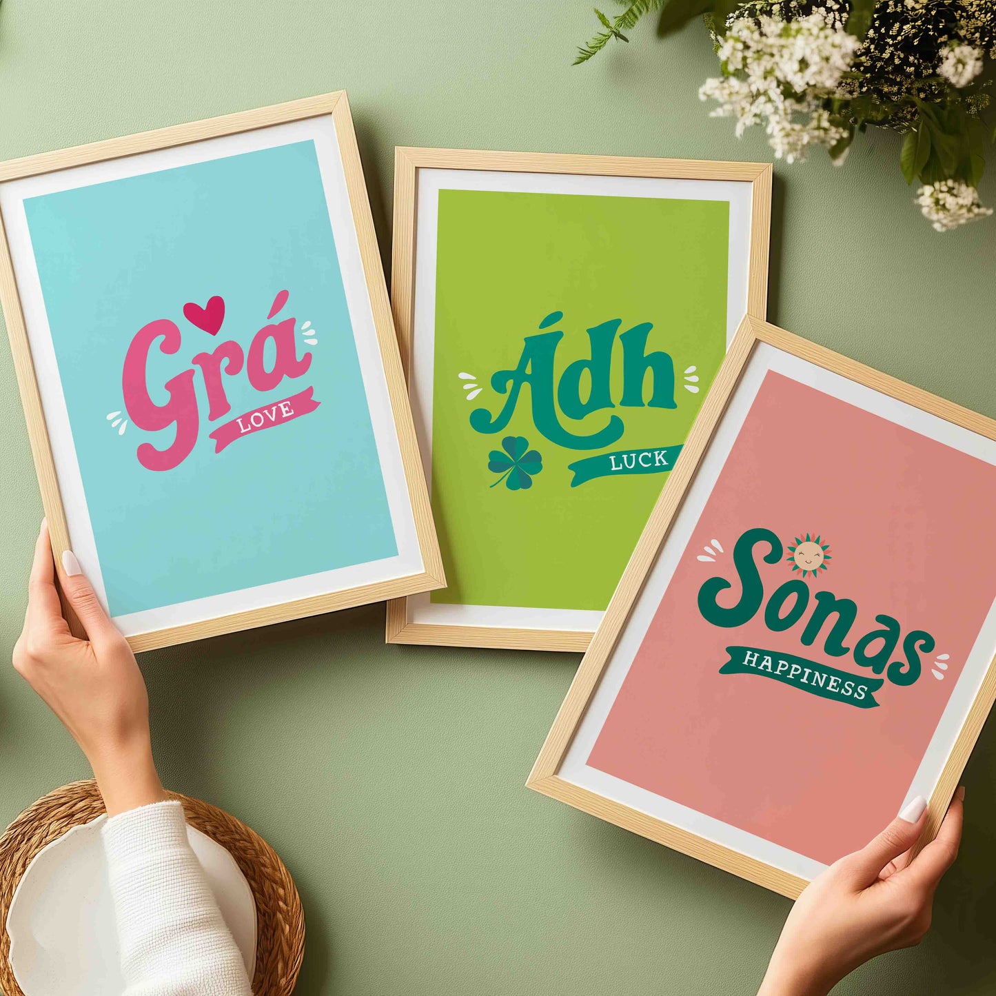 Set of 3 Irish Prints