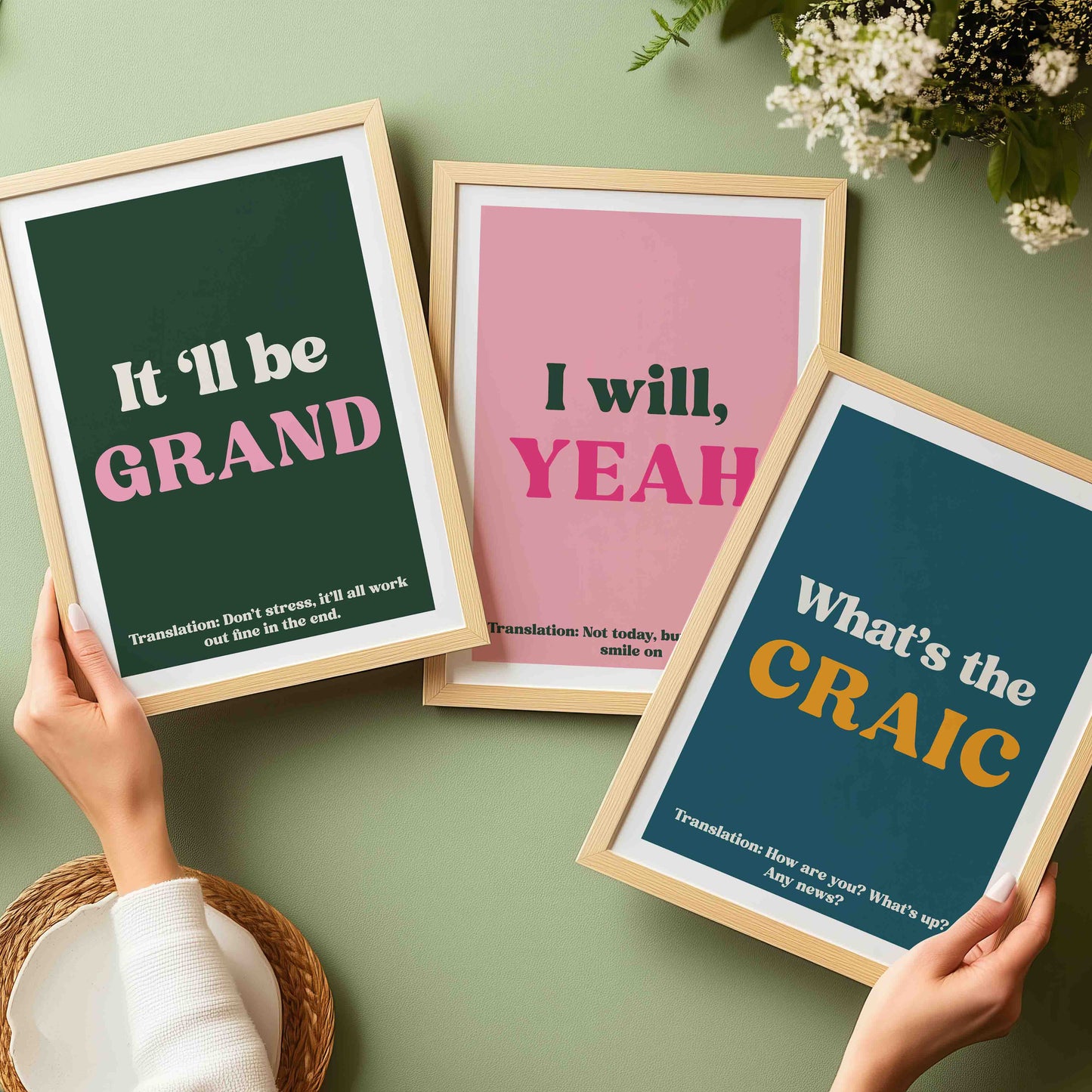 Colourful Irish Prints