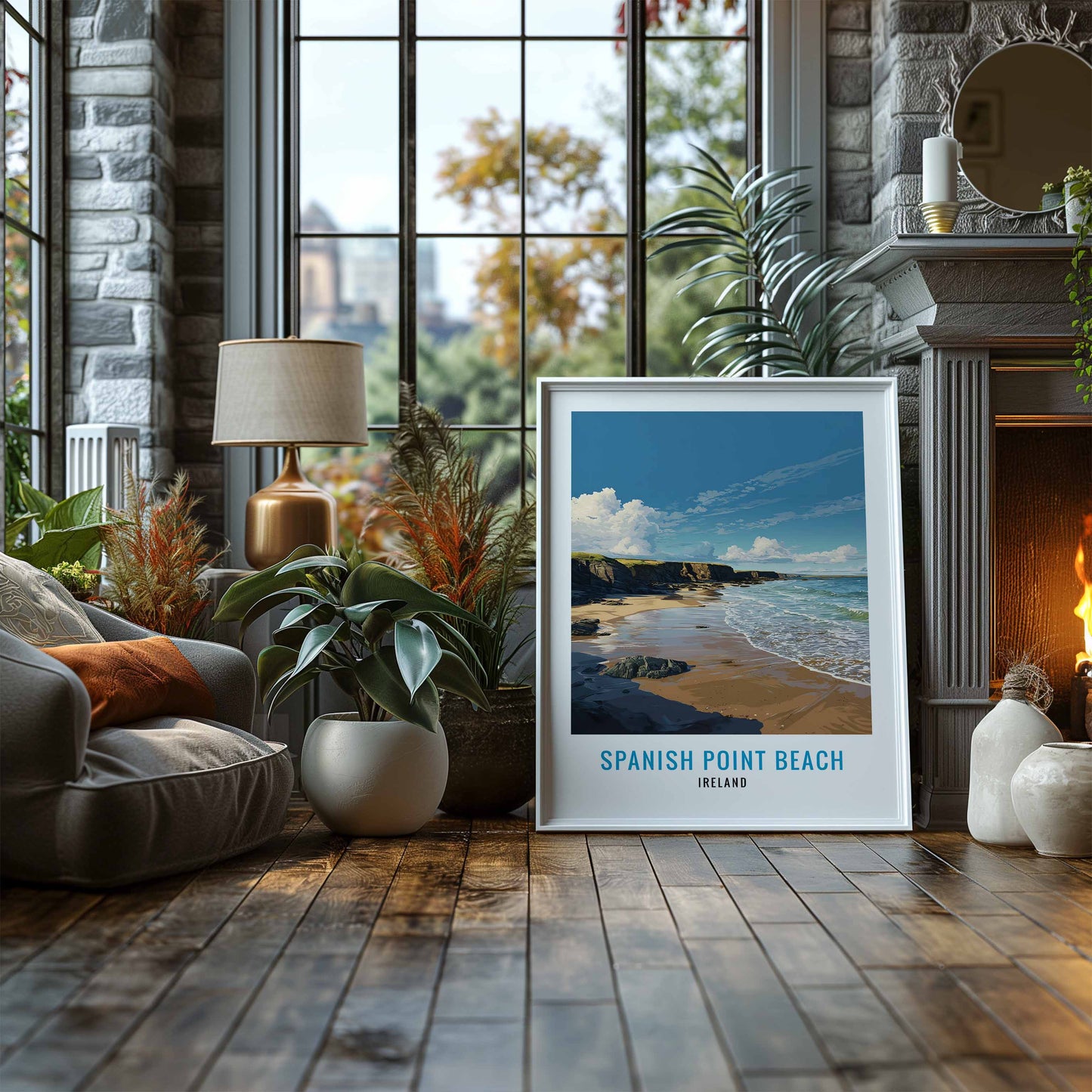 Spanish Point Beach Print