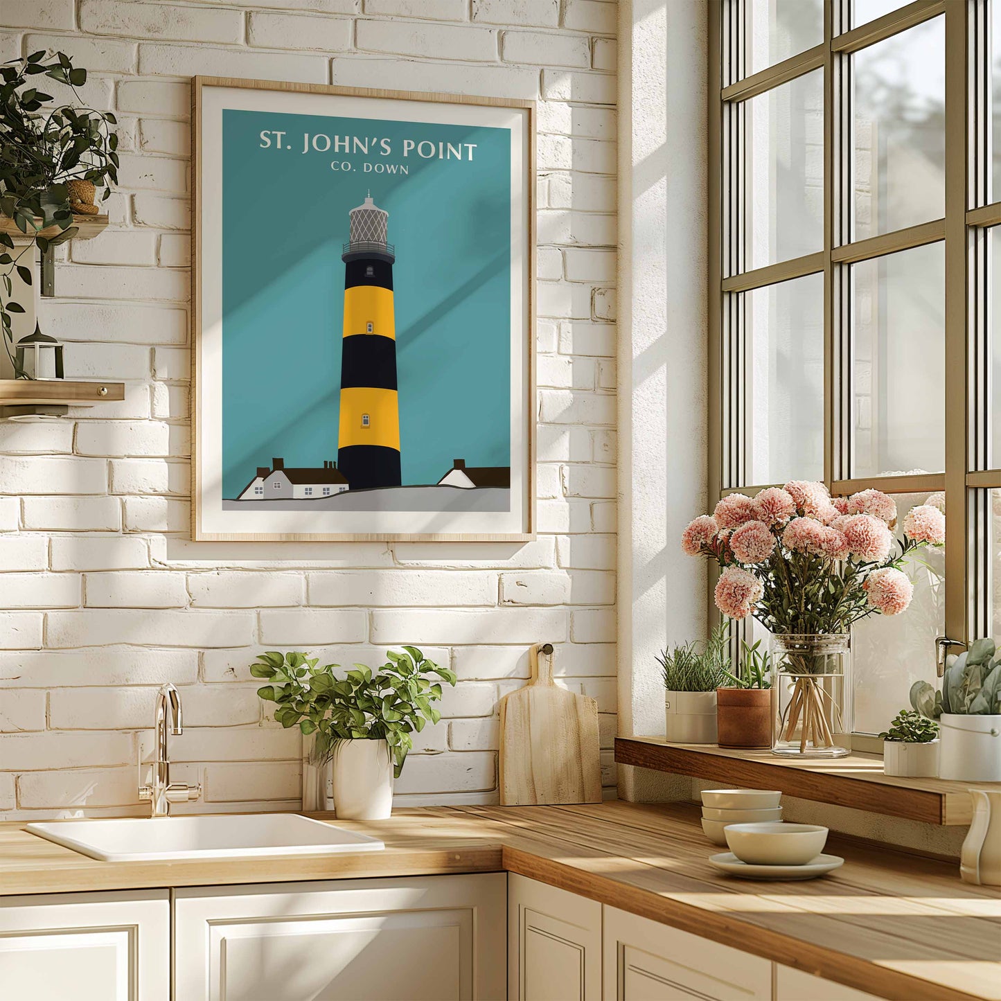 St. Johns Point lighthouse Print