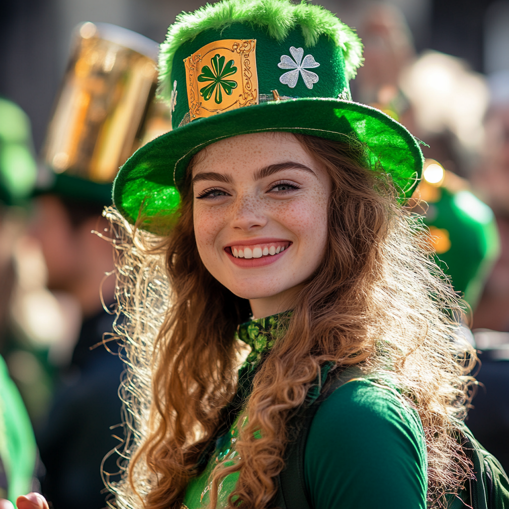Irish in the United States celebrating St. Patrick's Day
