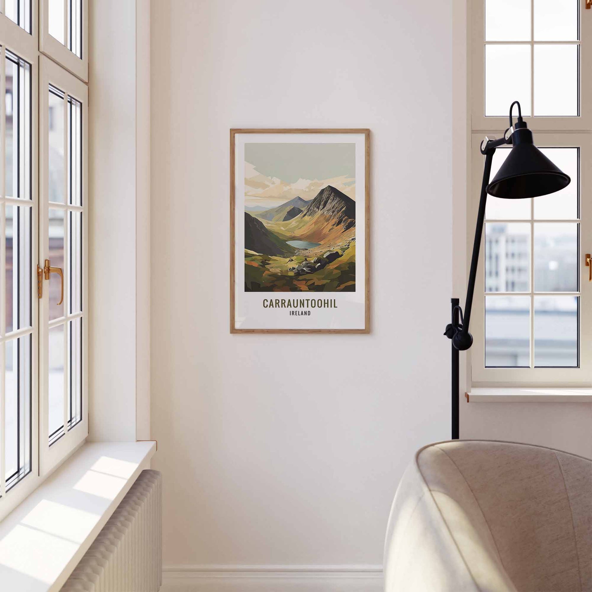 Carrauntoohil print wooden frame