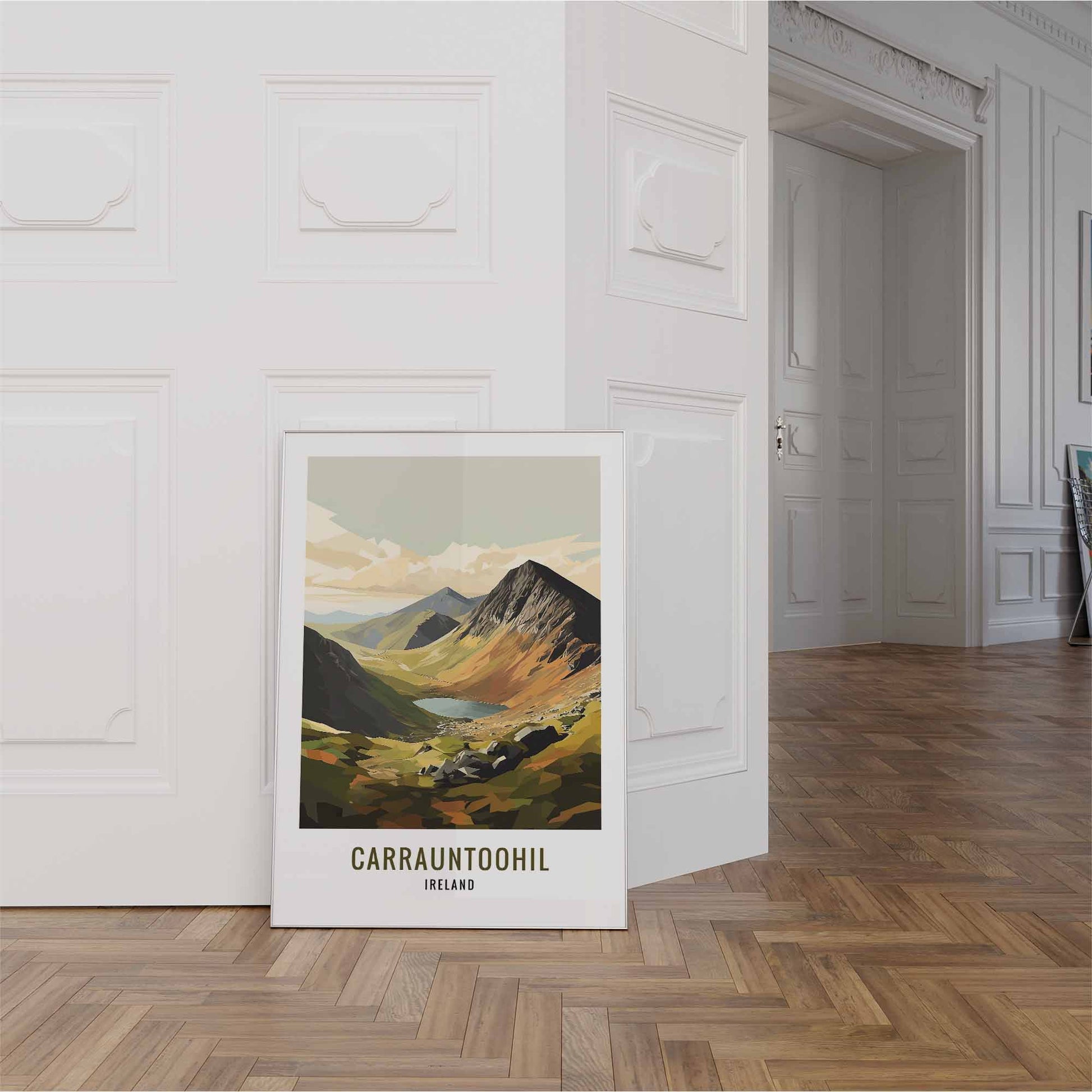 Carrauntoohil print white frame