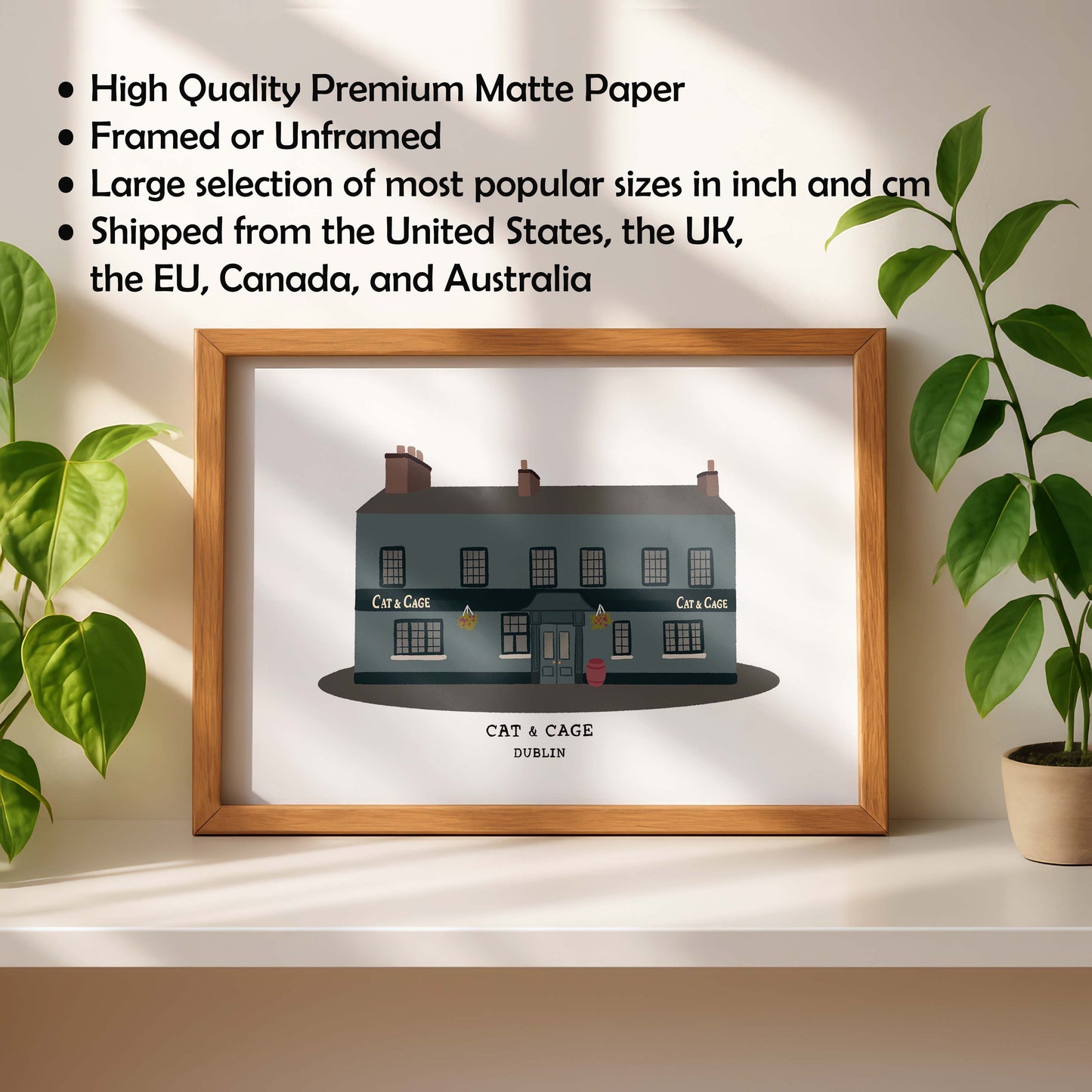 Cat and Cage Pub Print Features