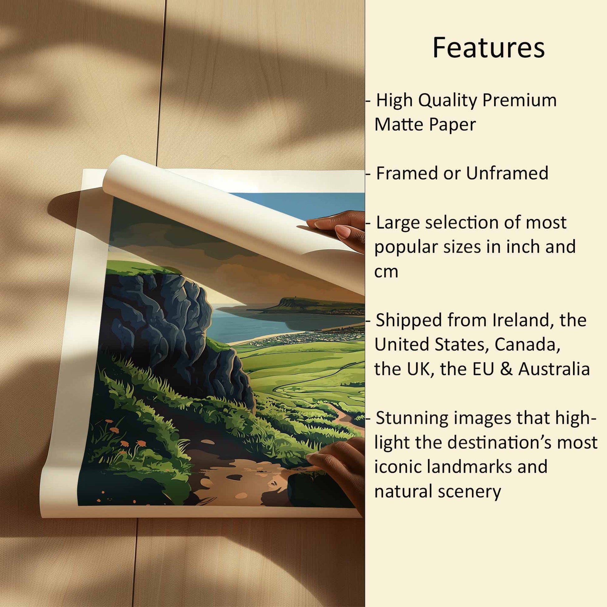 Cave Hill Print Features