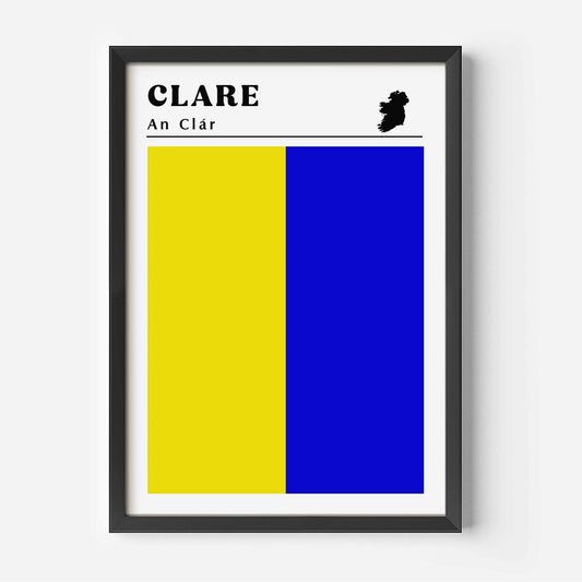 Clare Flag Print - Breeze & Bubbles