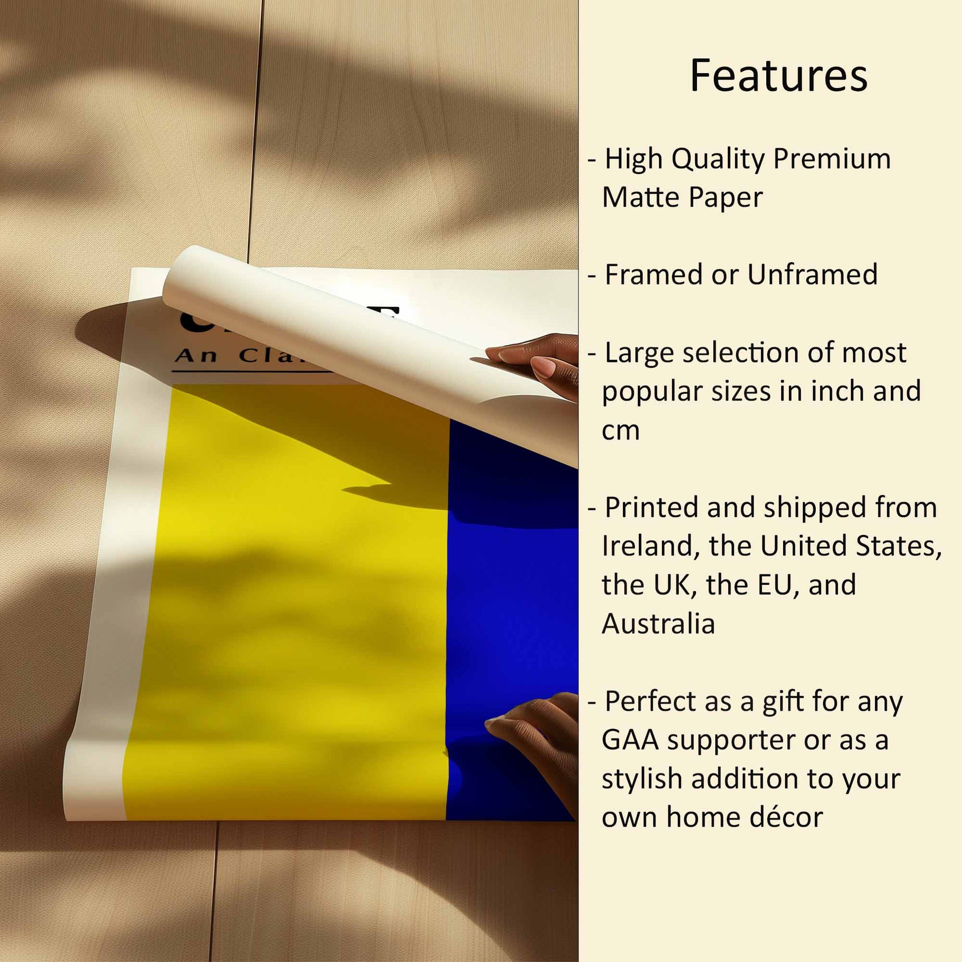 Clare Flag Print - Breeze & Bubbles