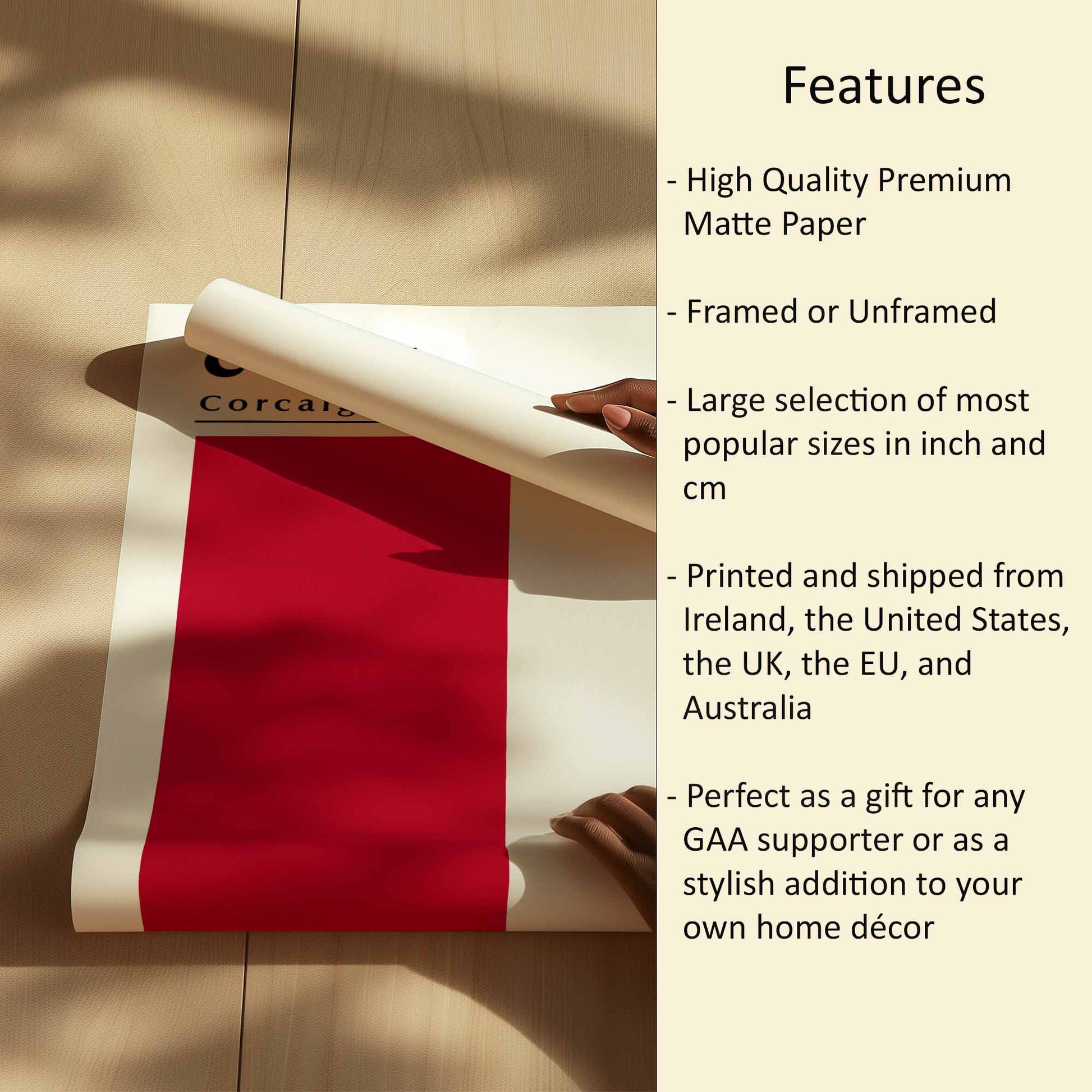 Cork Flag Print