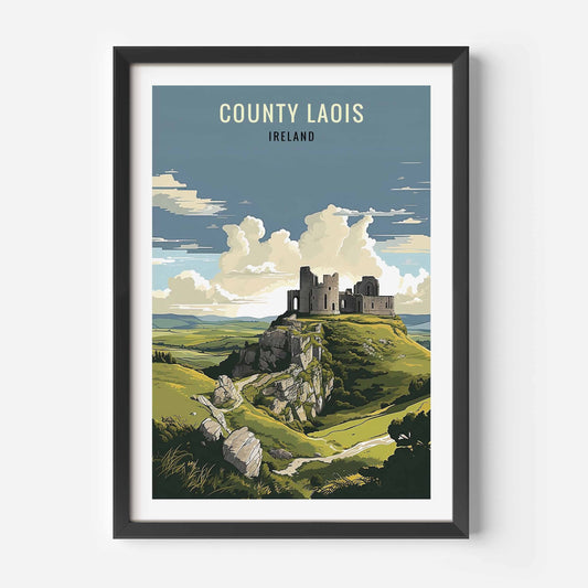 Laois Print black frame