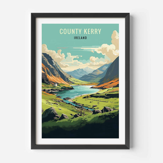 Kerry print black frame