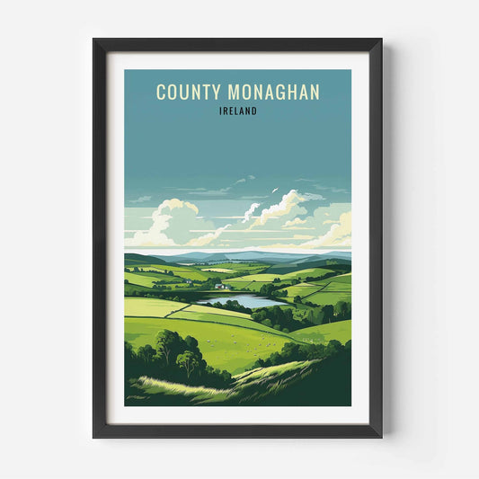 Monaghan print black frame