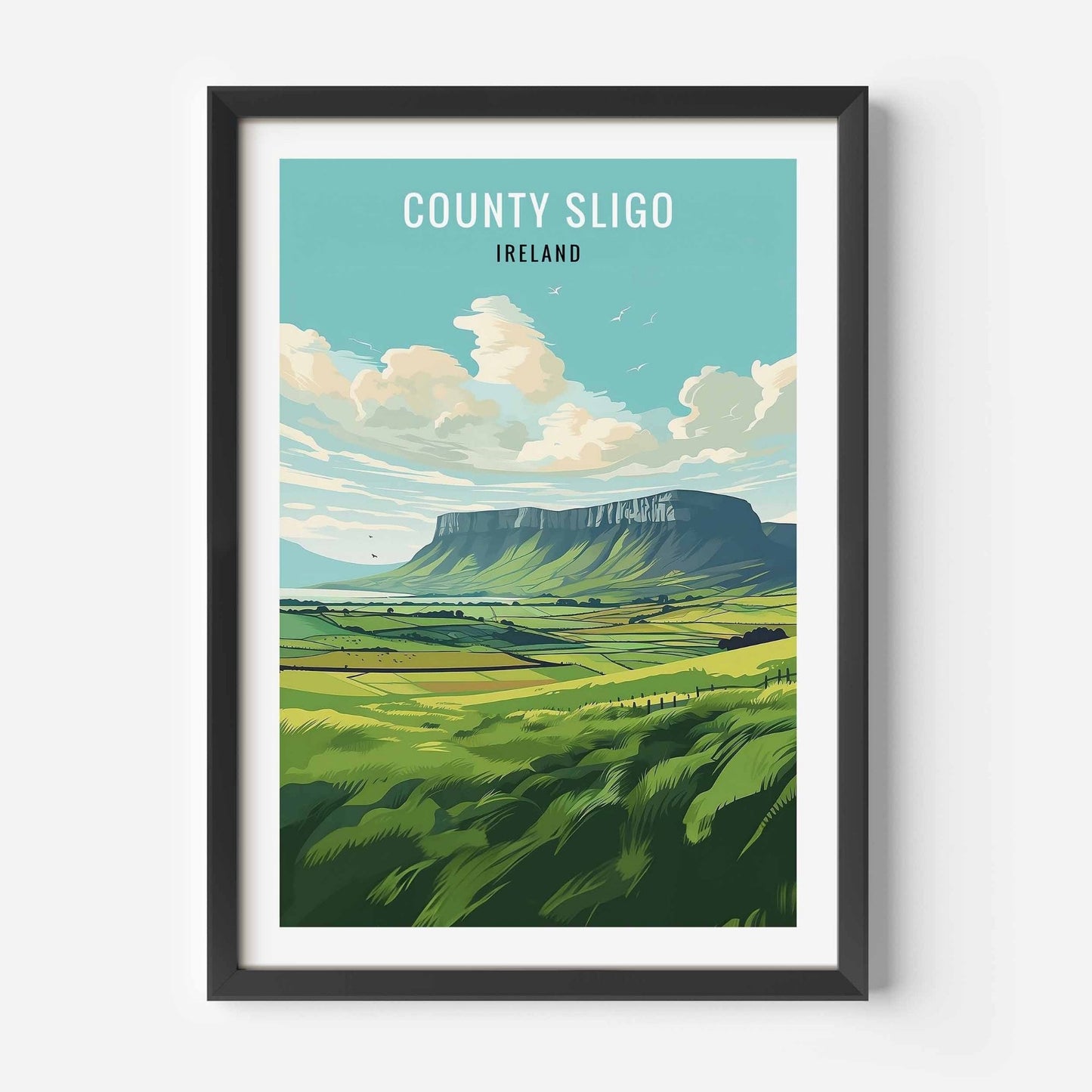 Sligo Print black frame