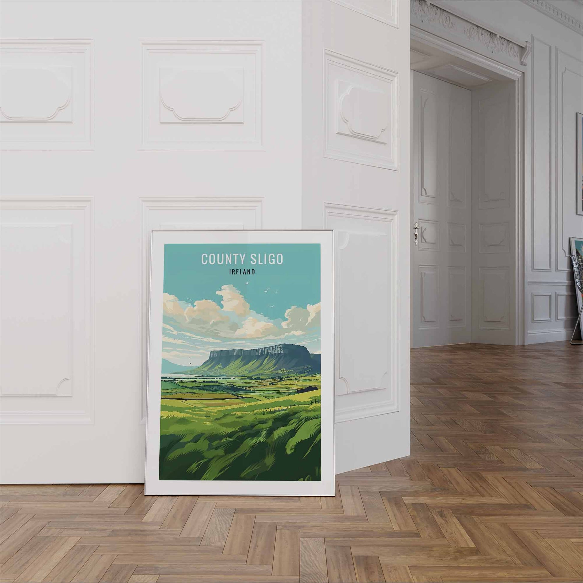 Sligo Print white frame