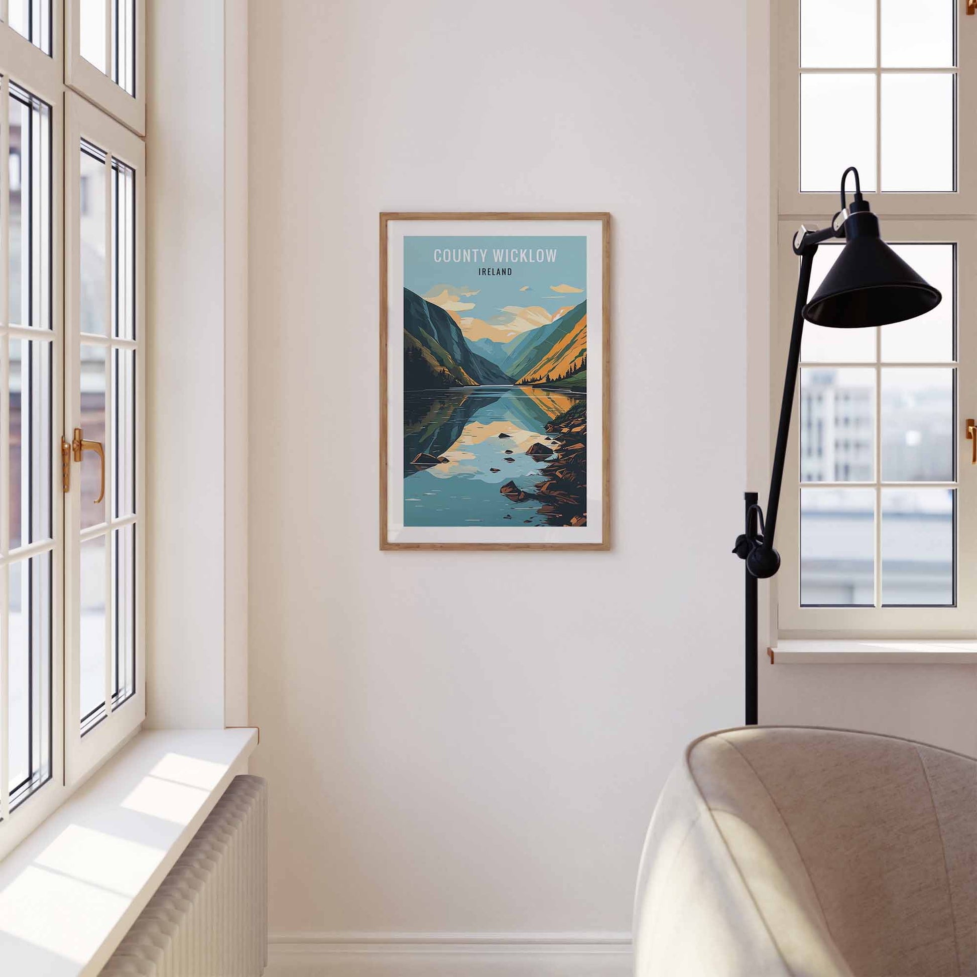 Wicklow Print wooden frame