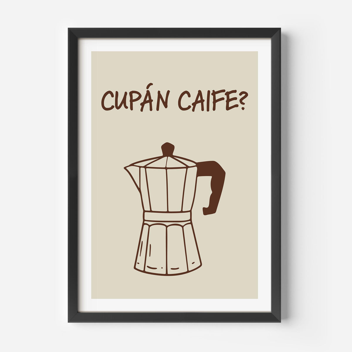 Cupán Caife Print