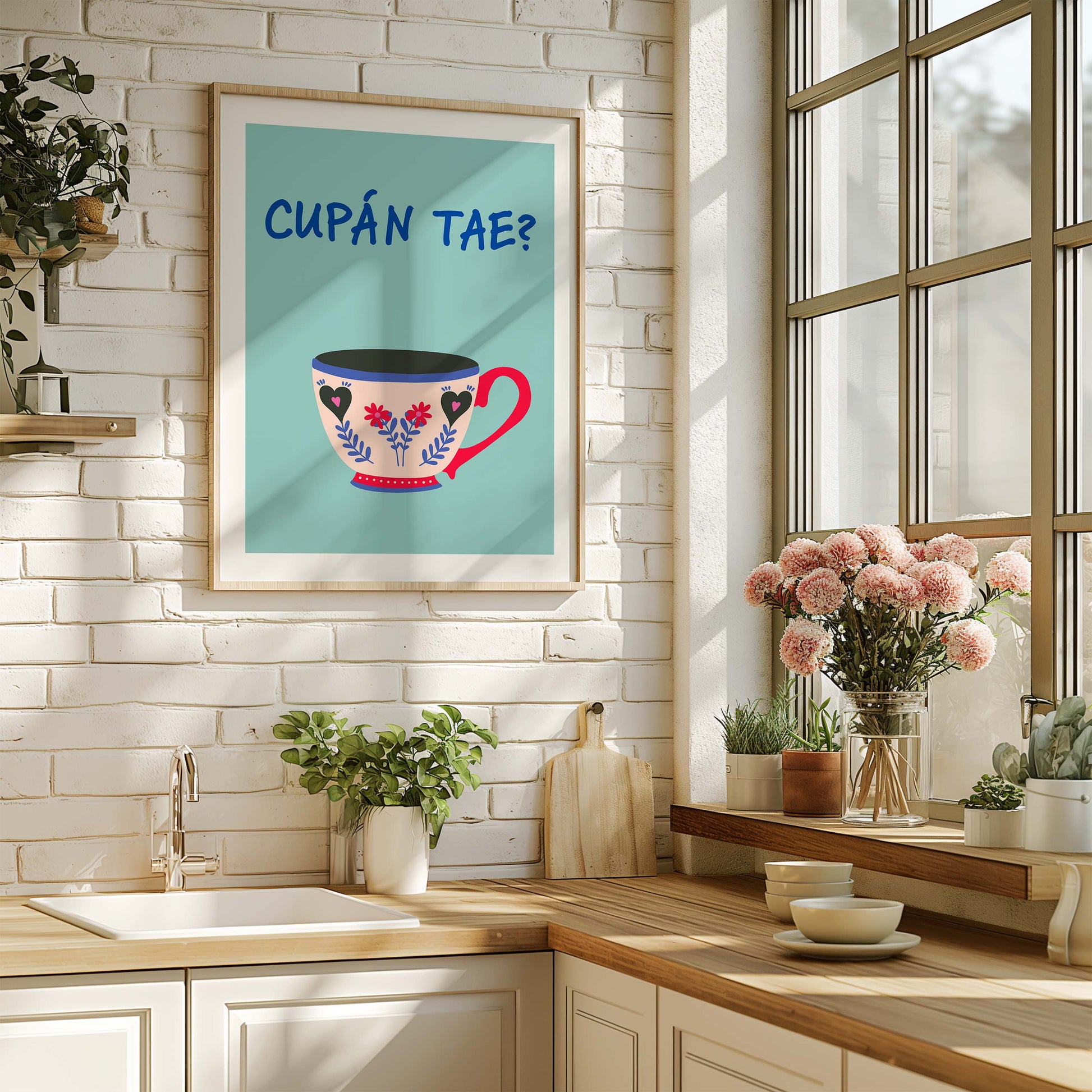 Cupán tae Print