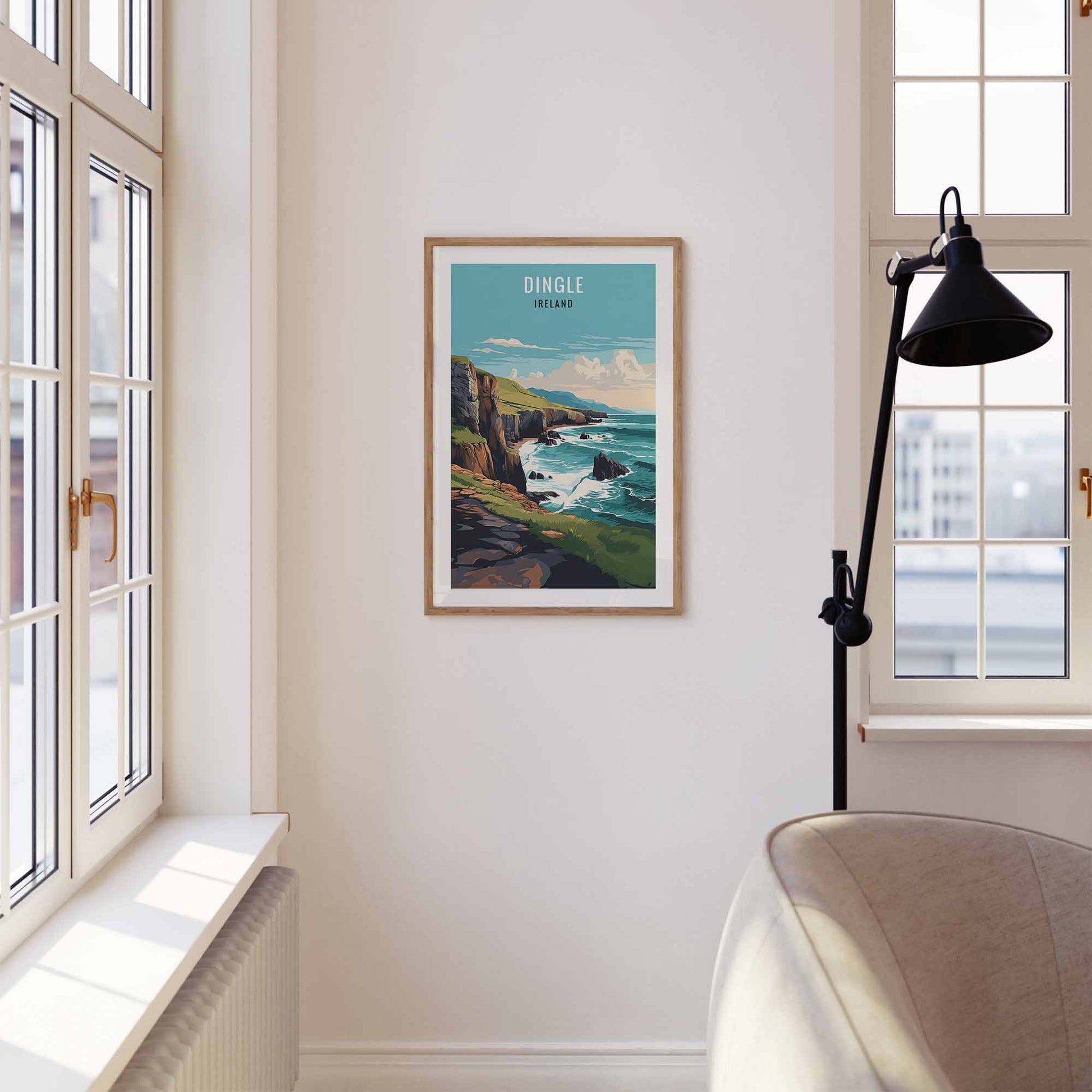 Dingle Print wooden frame
