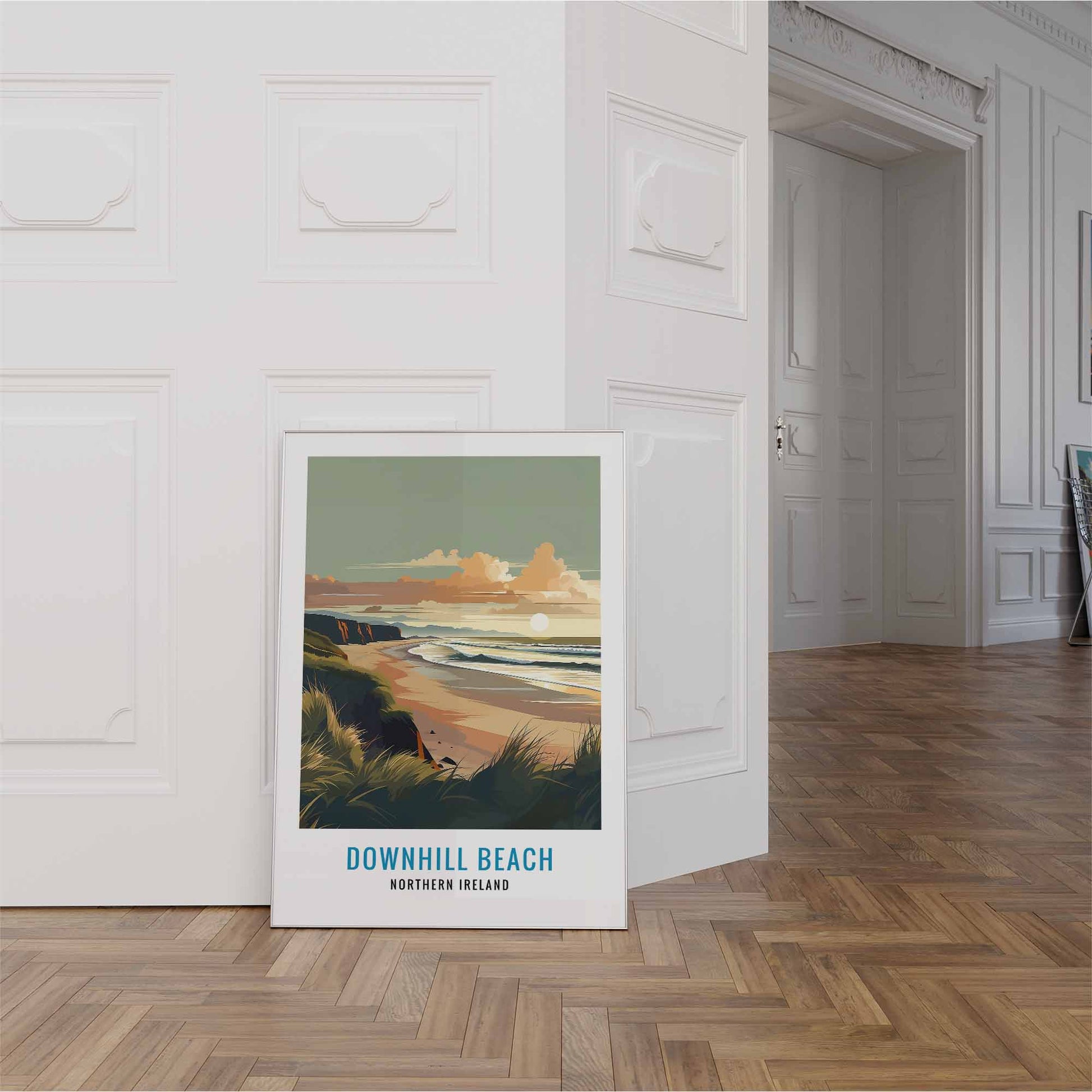 Downhill Beach Print