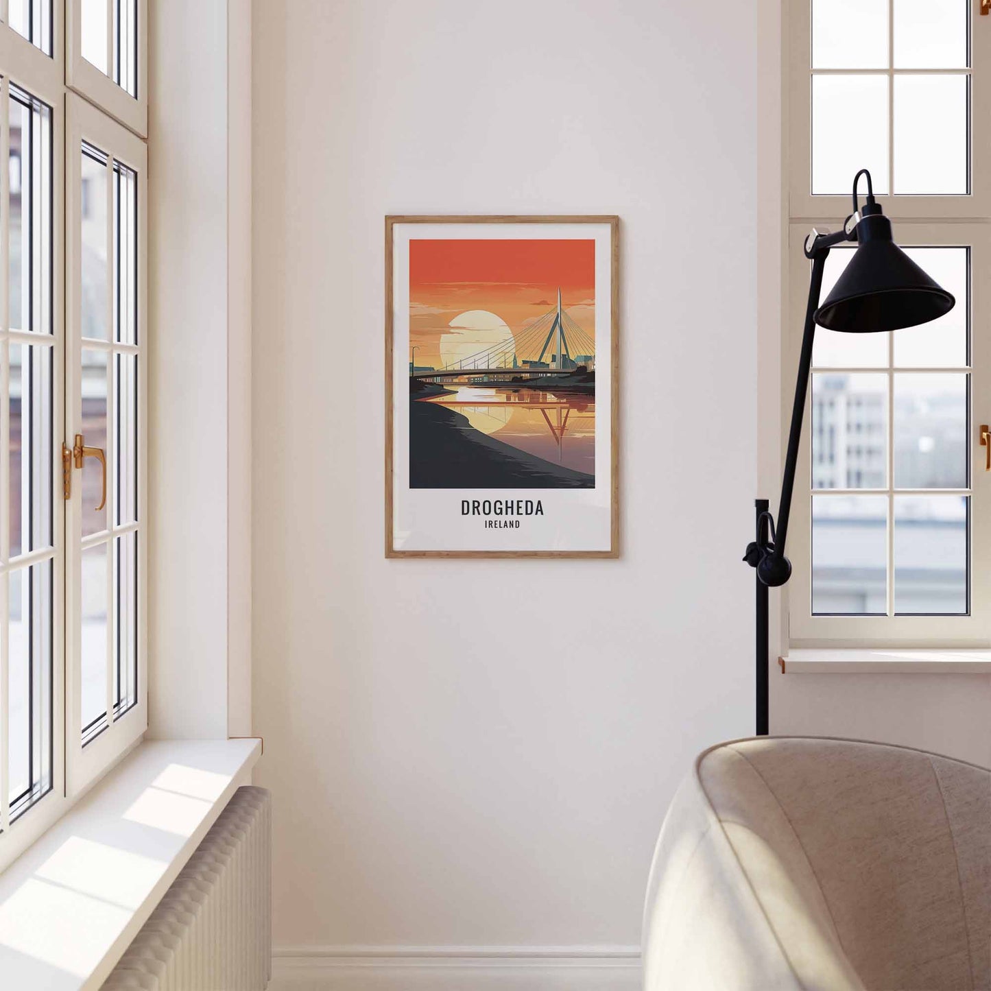 Drogheda Print wooden frame