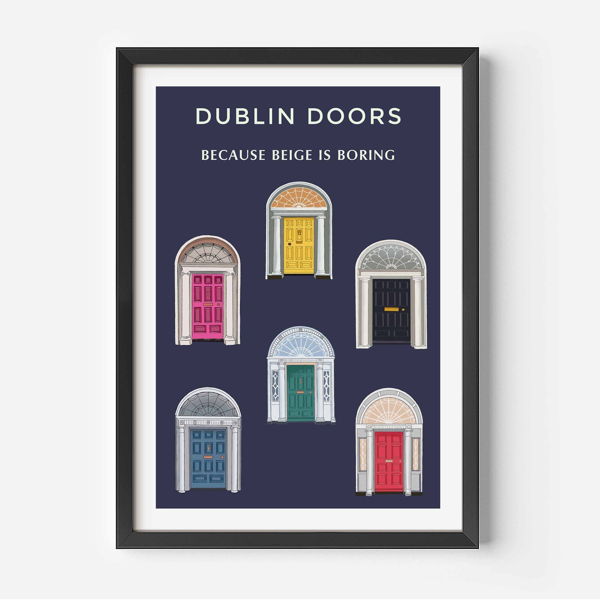 Dublin Doors Print