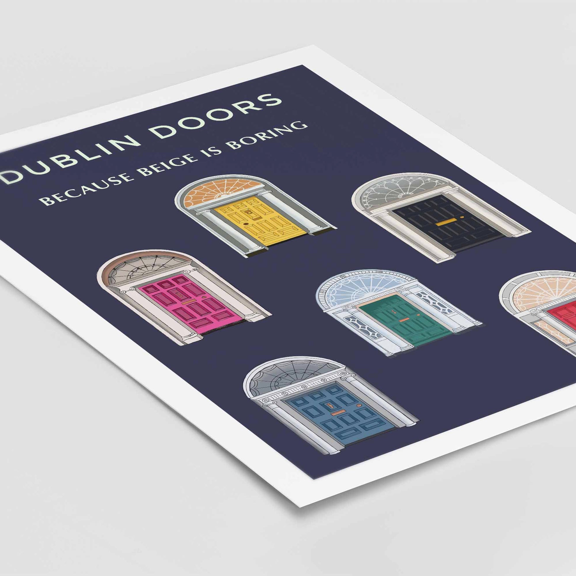 Dublin Doors Poster