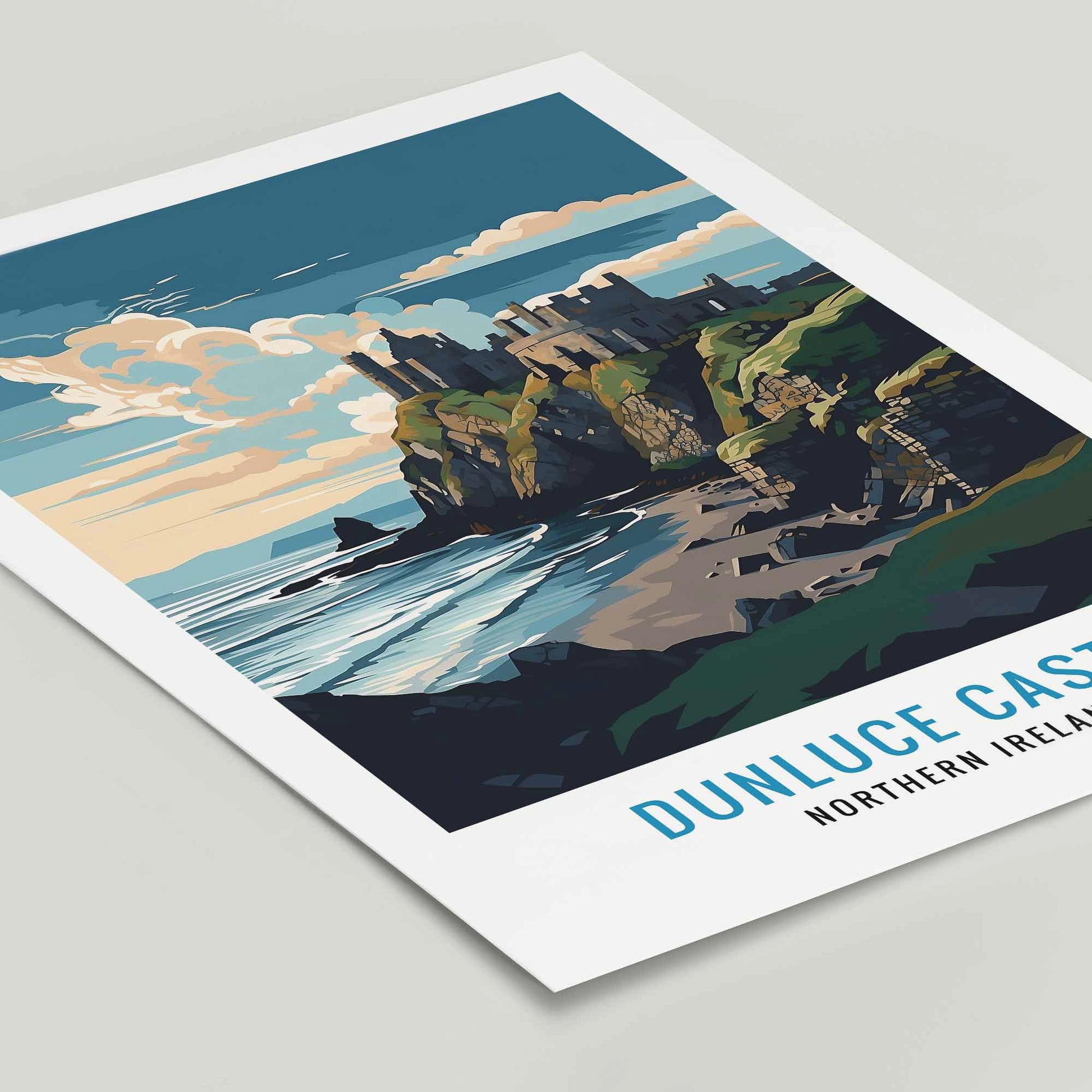 Dunluce Castle poster