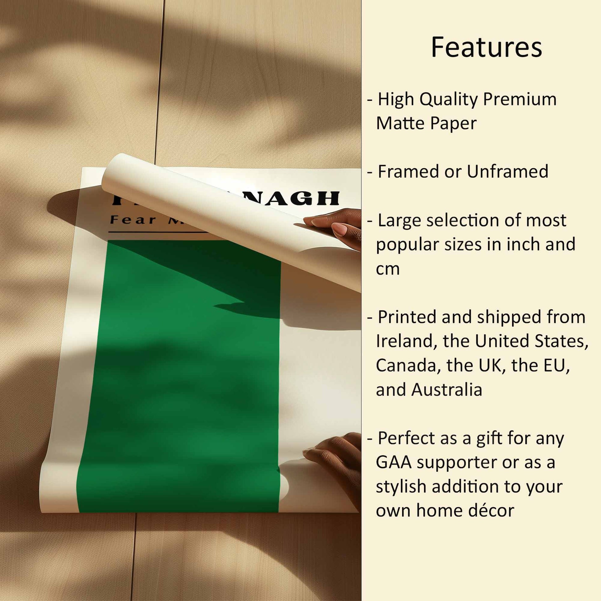 Fermanagh Flag Print Features