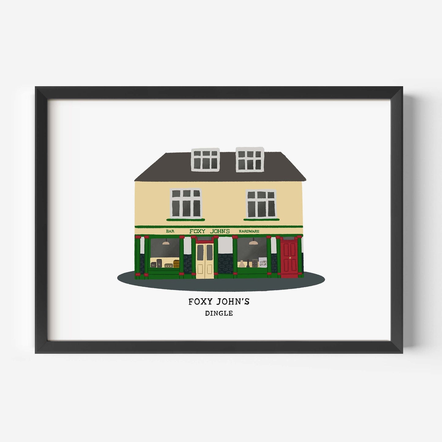 Foxy John's Pub Print