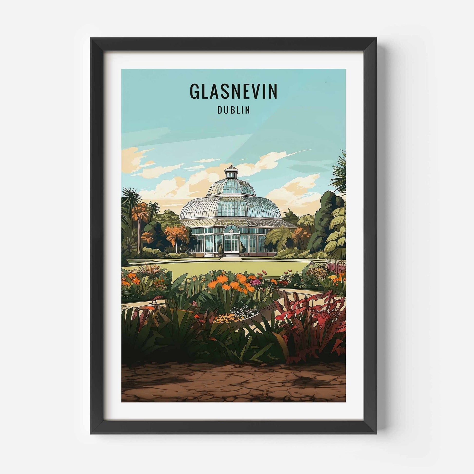 Glasnevin print black frame