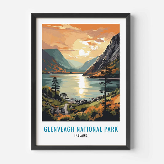 Glenveah print black frame