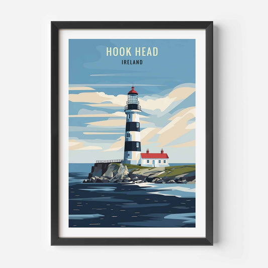 Hook Head print black frame
