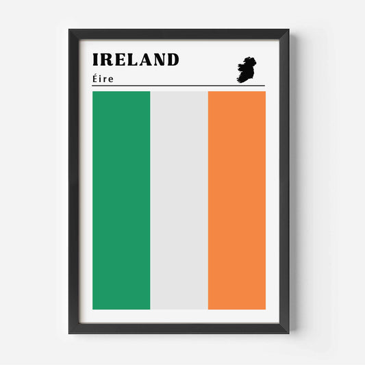 Ireland Flag Print