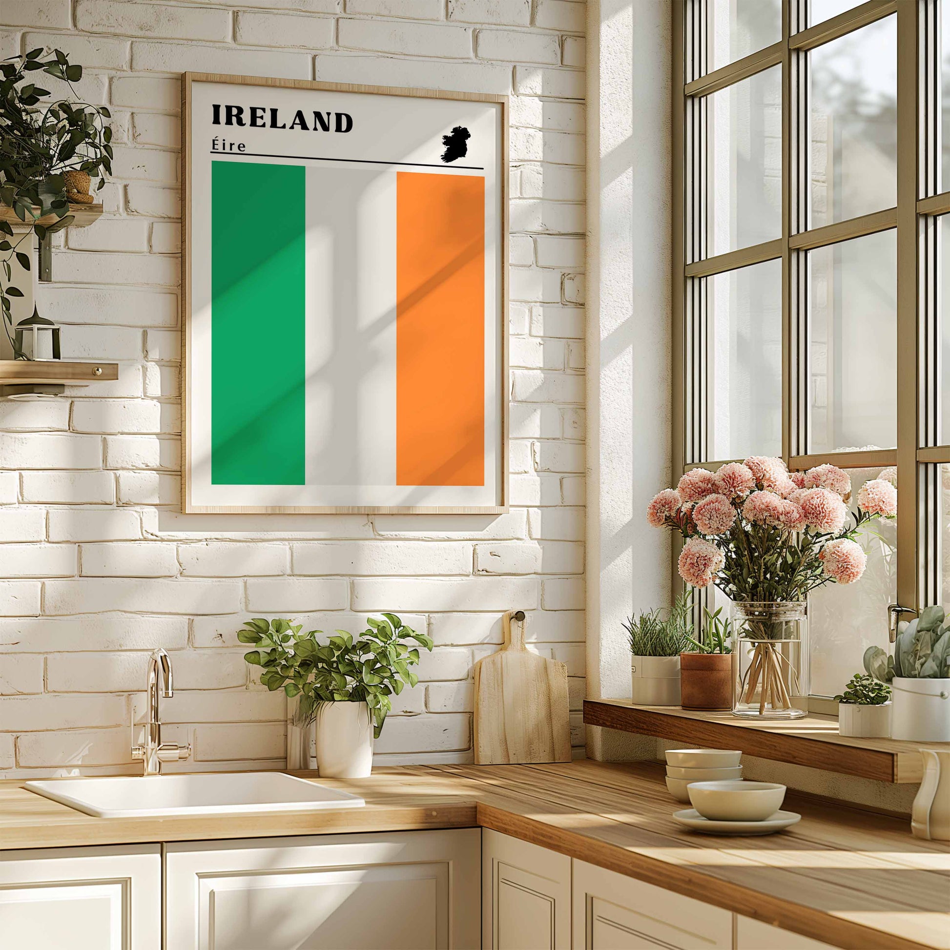 Ireland Flag Print