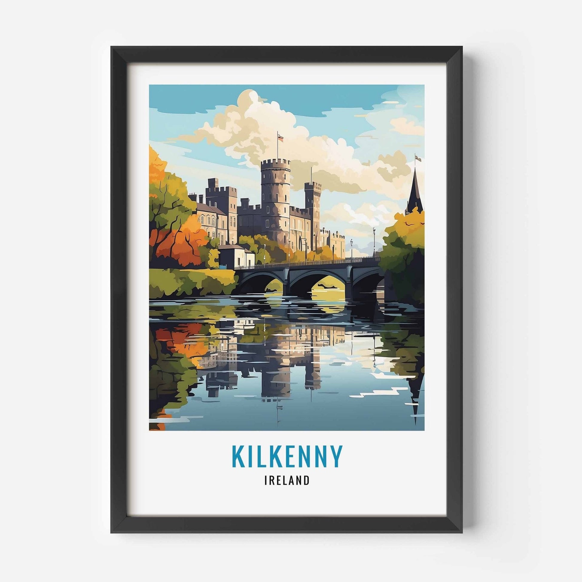 Kilkenny print black frame