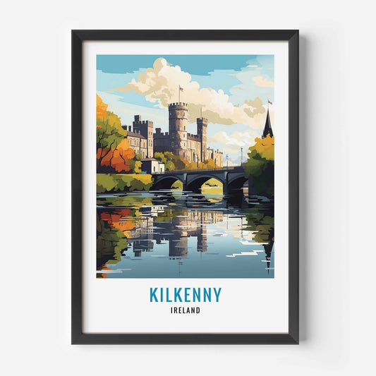 Kilkenny print black frame