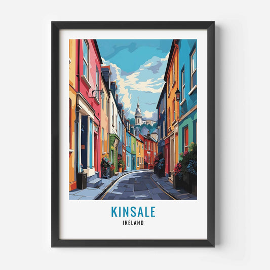 Kinsale print black frame