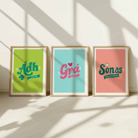 Set of 3 Irish Prints
