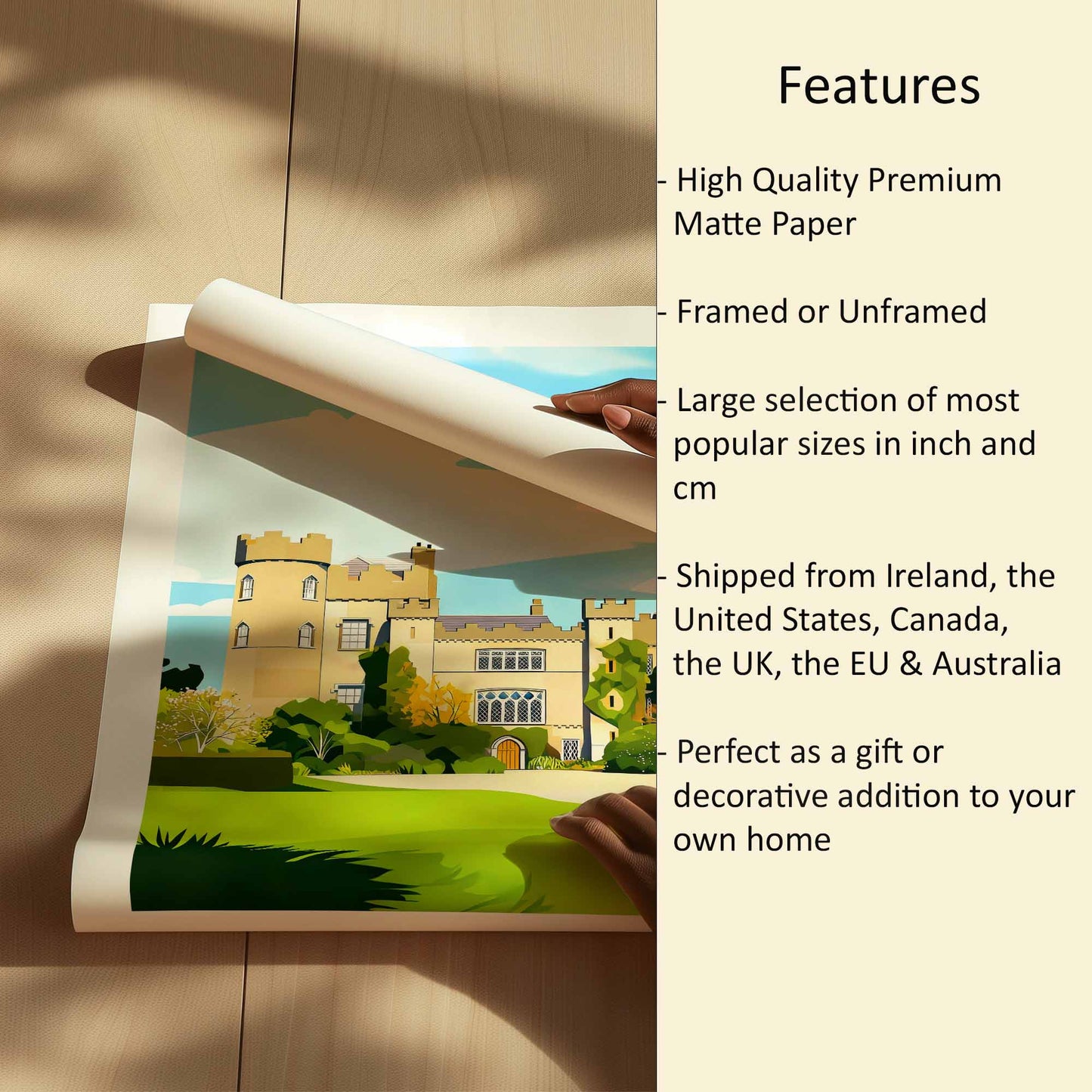 Malahide Print Features