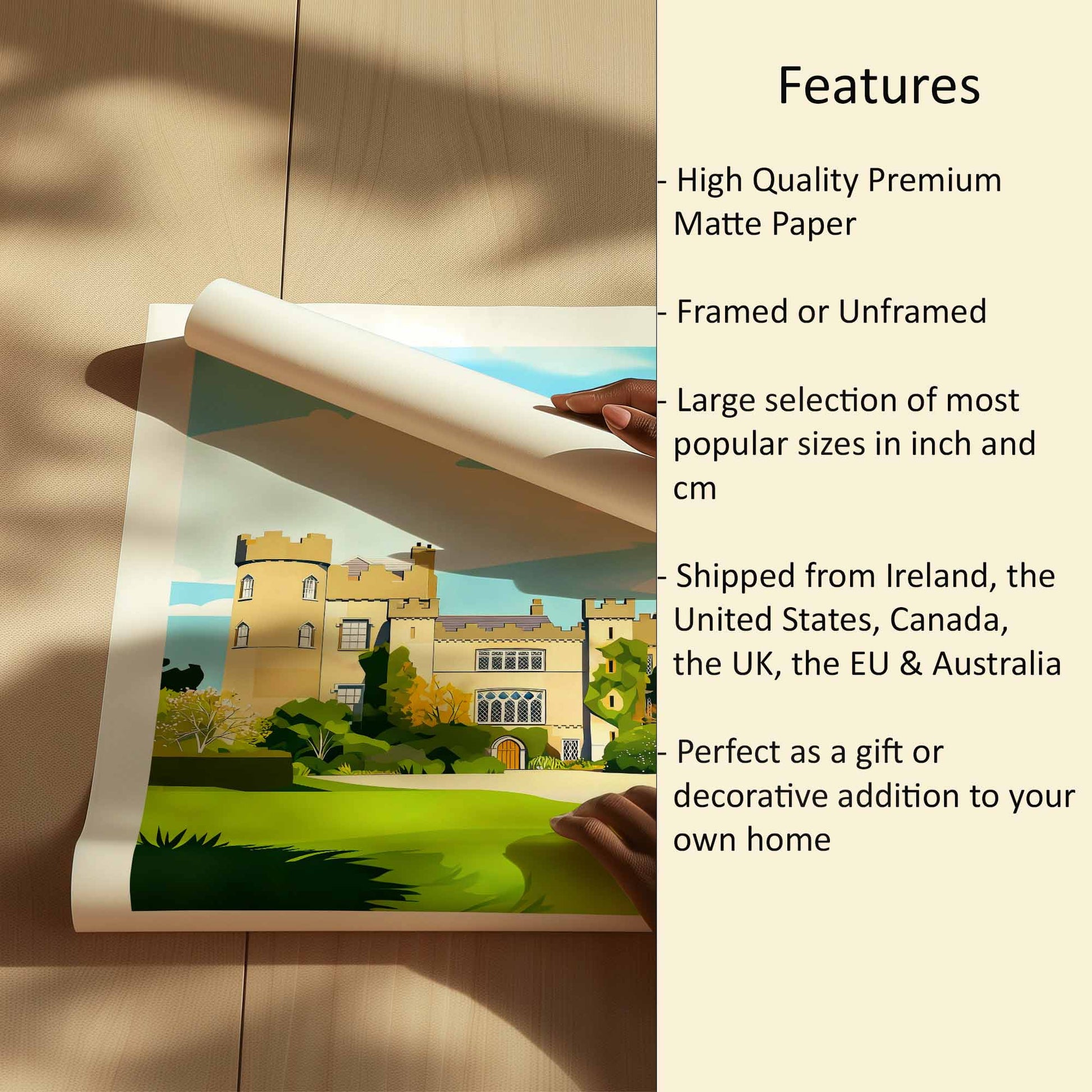 Malahide Print Features