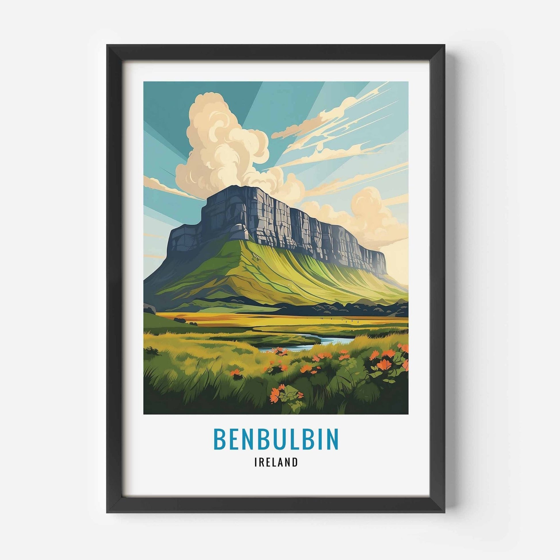 Benbulbin Print Black frame
