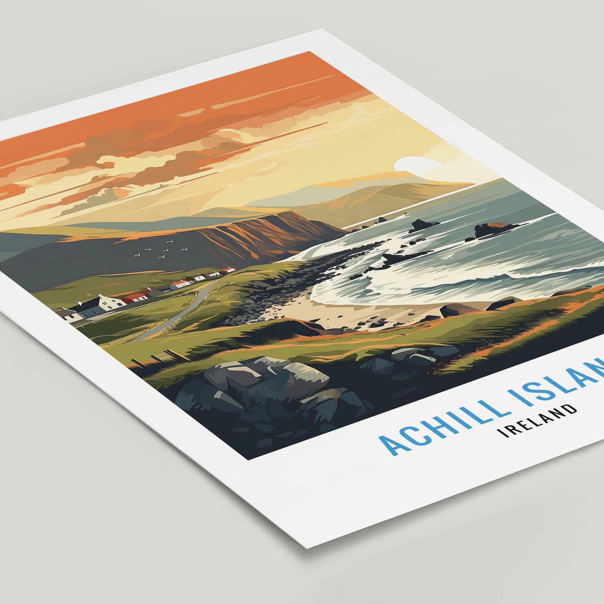 Achill Island Poster Print only