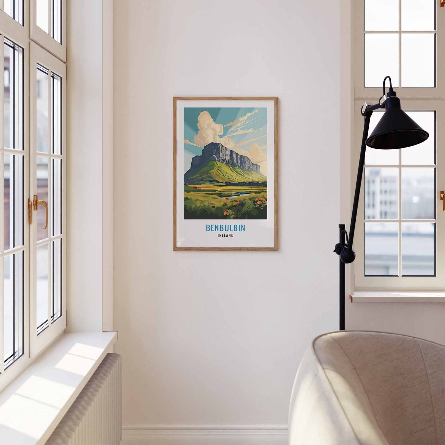 Benbulbin Print wooden frame