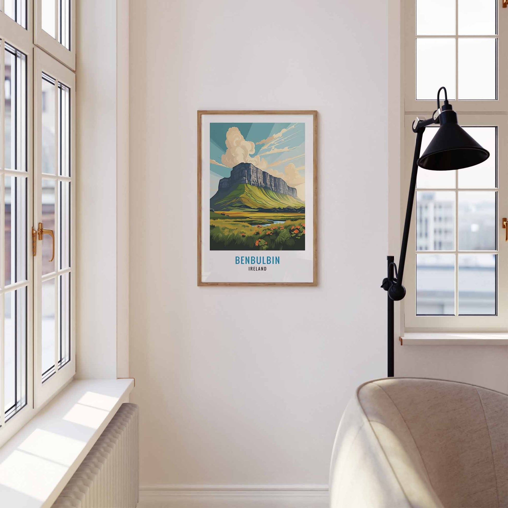Benbulbin Print wooden frame