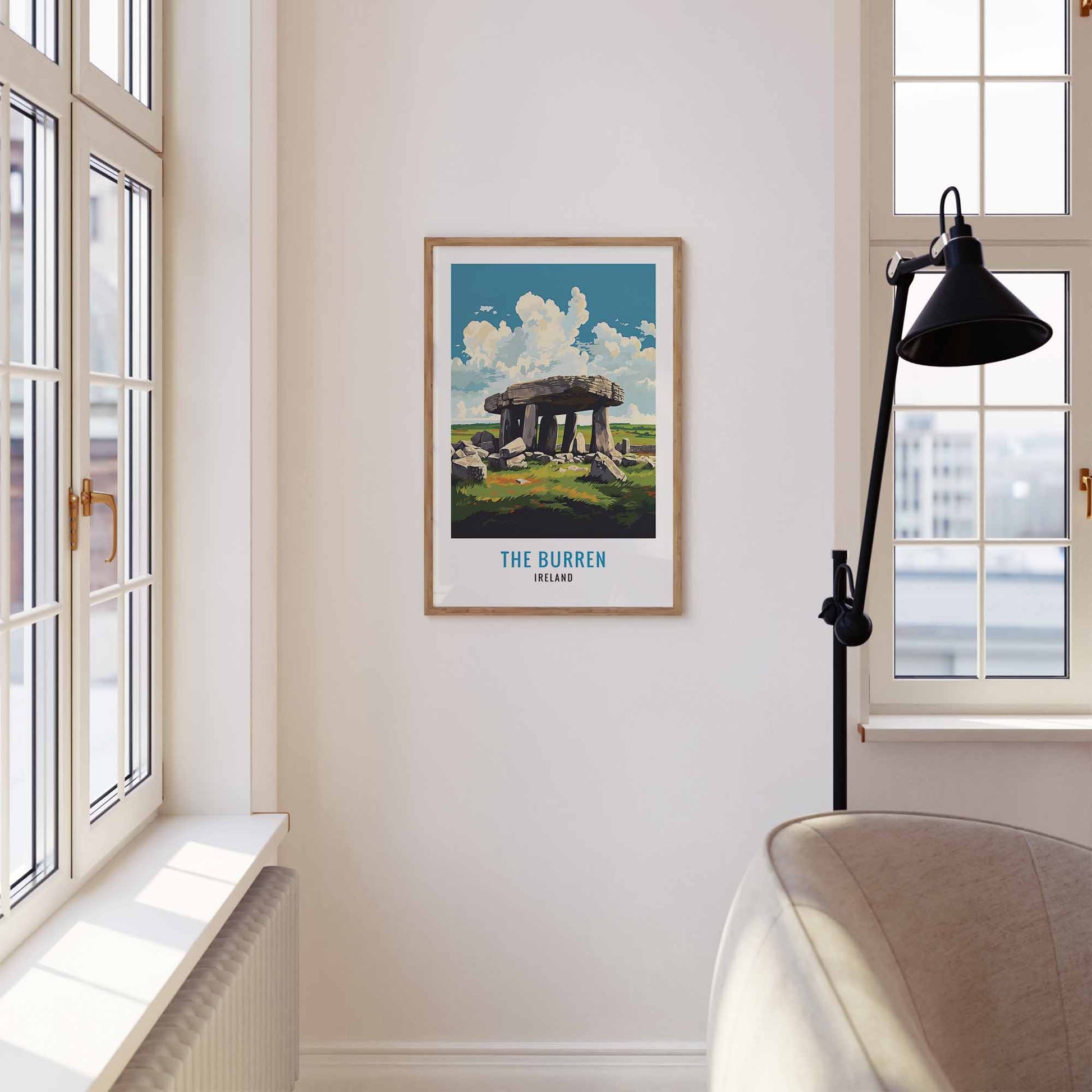 Burren Print wooden frame