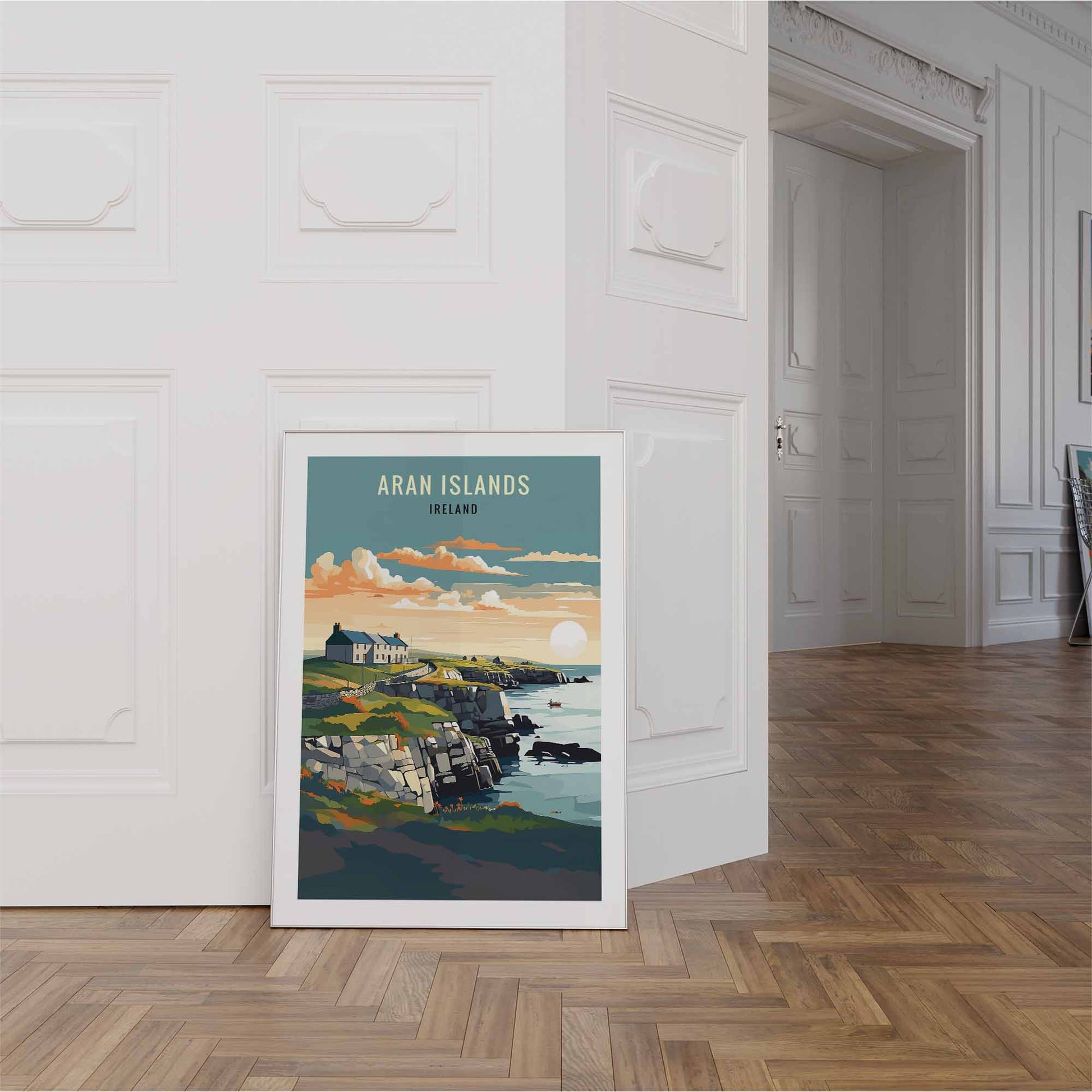 Aran Islands white frame
